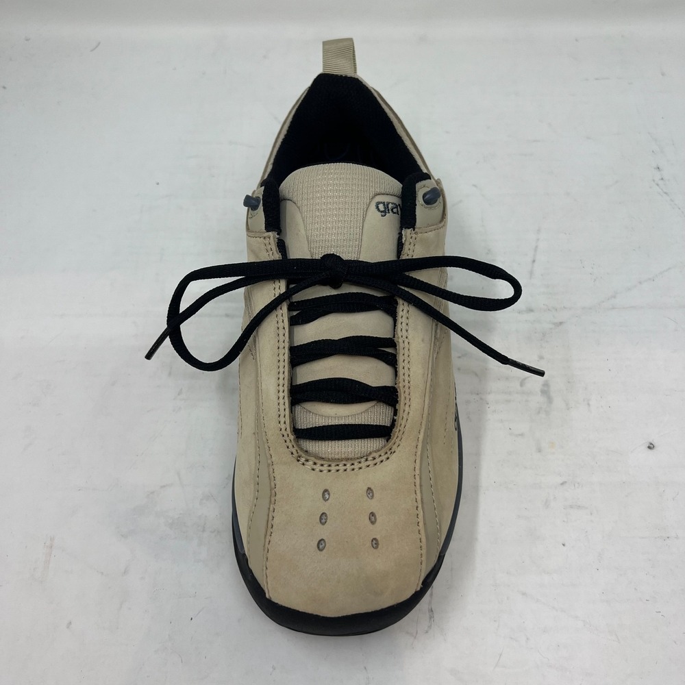 Gravis Nineteen Sneakers Men's 8.5 Tan Suede Black Laces Skate Style VTG NIB - Picture 6 of 15